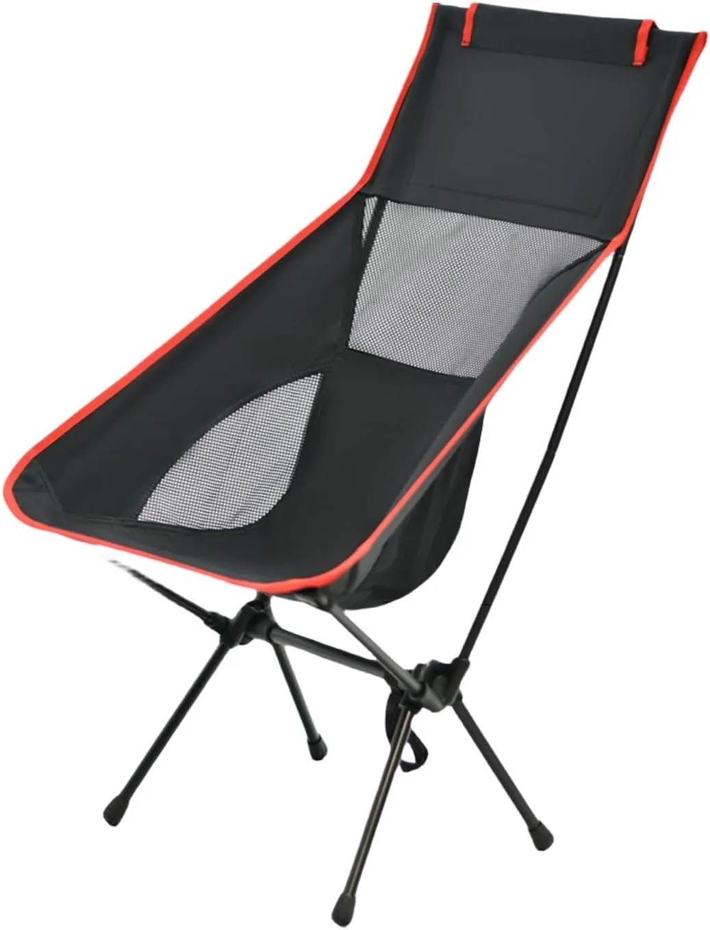 , High Back Camping Chair, Lightweight Portable Camping Chairs with Headrest and Bag, Suitable for Outdoor Backpacking Hiking Fishing Travel Picnic