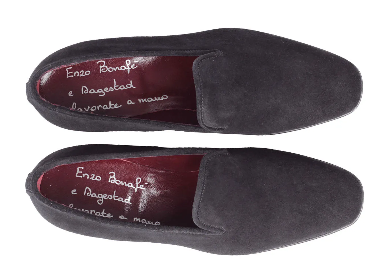 8287 - Wholecut Loafer - Black Suede