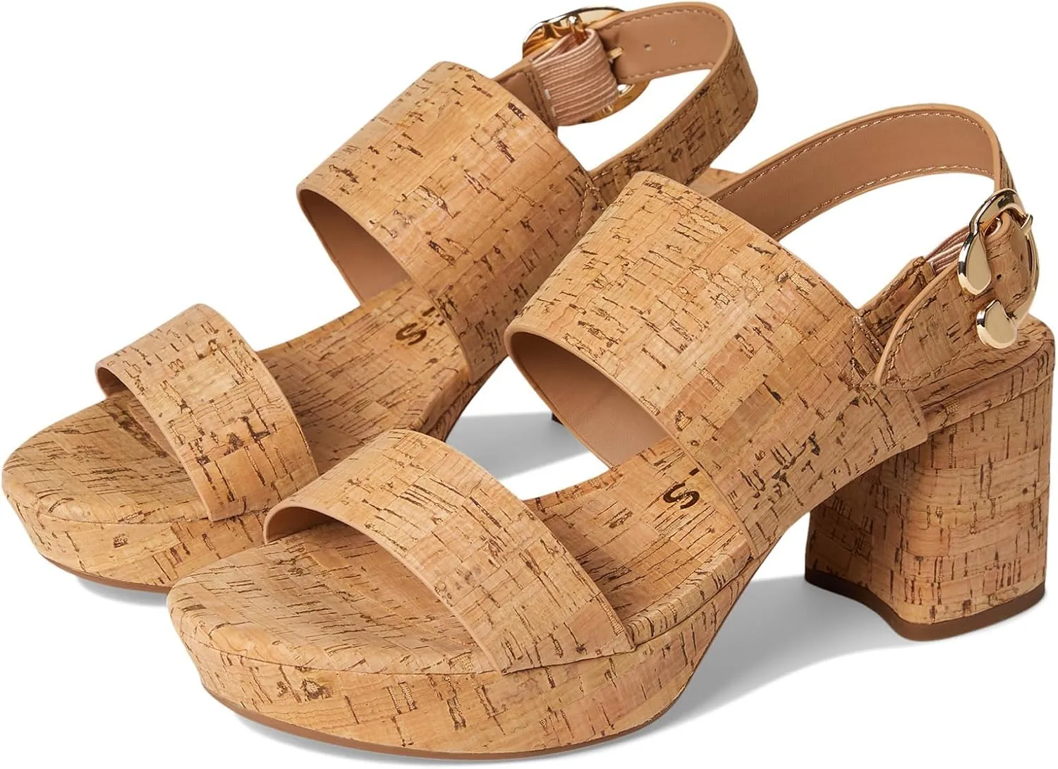 Aerosoles Women's Camera Heeled Sandal, Natural Cork, 8.5