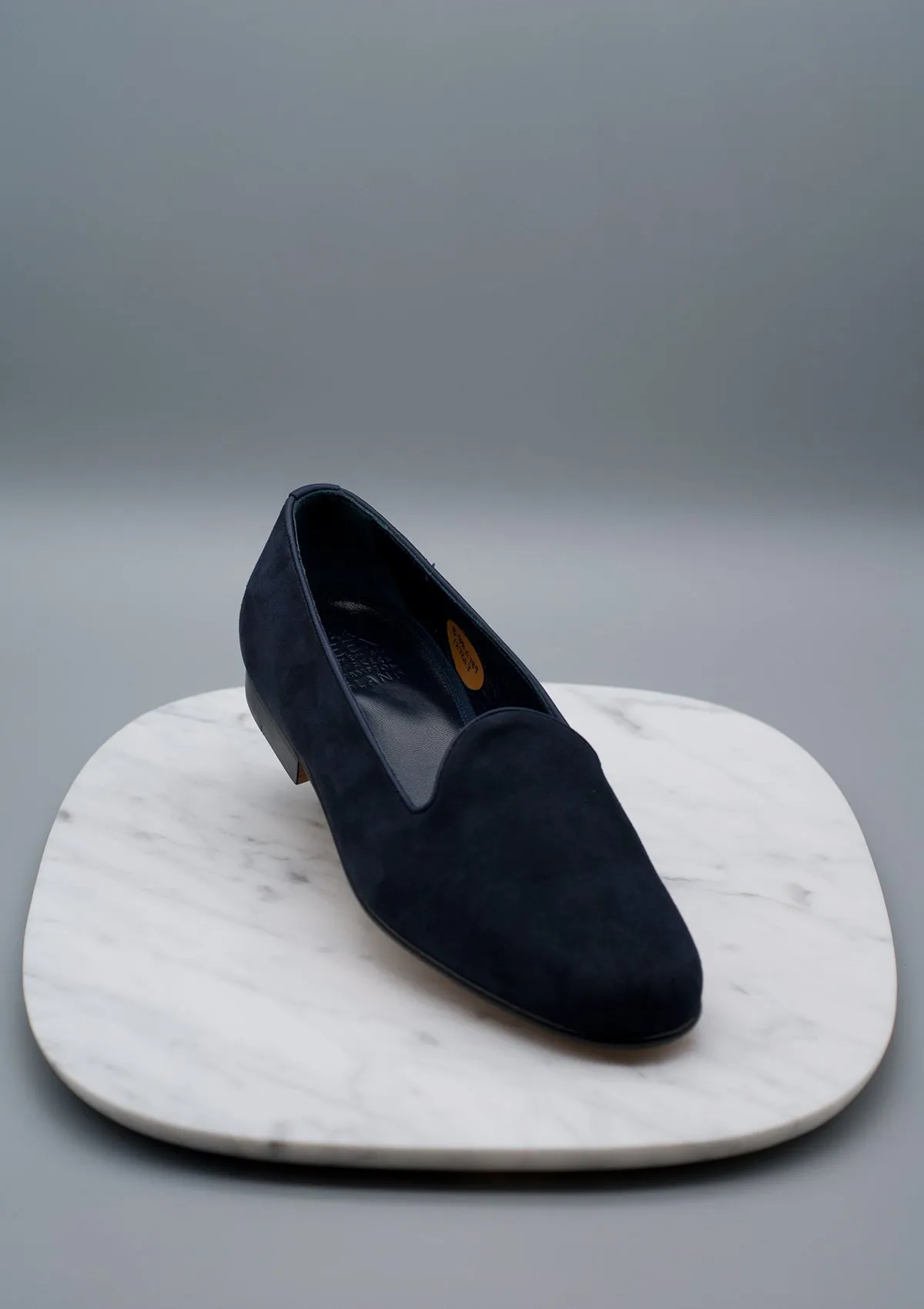 Albert Navy Kid Suede