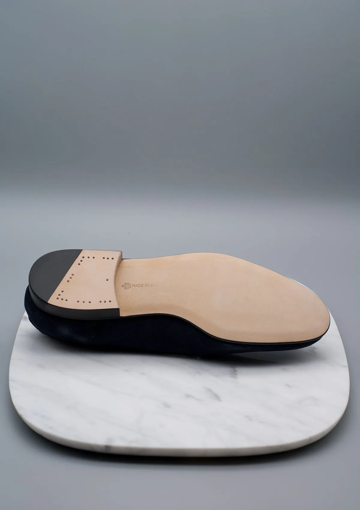 Albert Navy Kid Suede