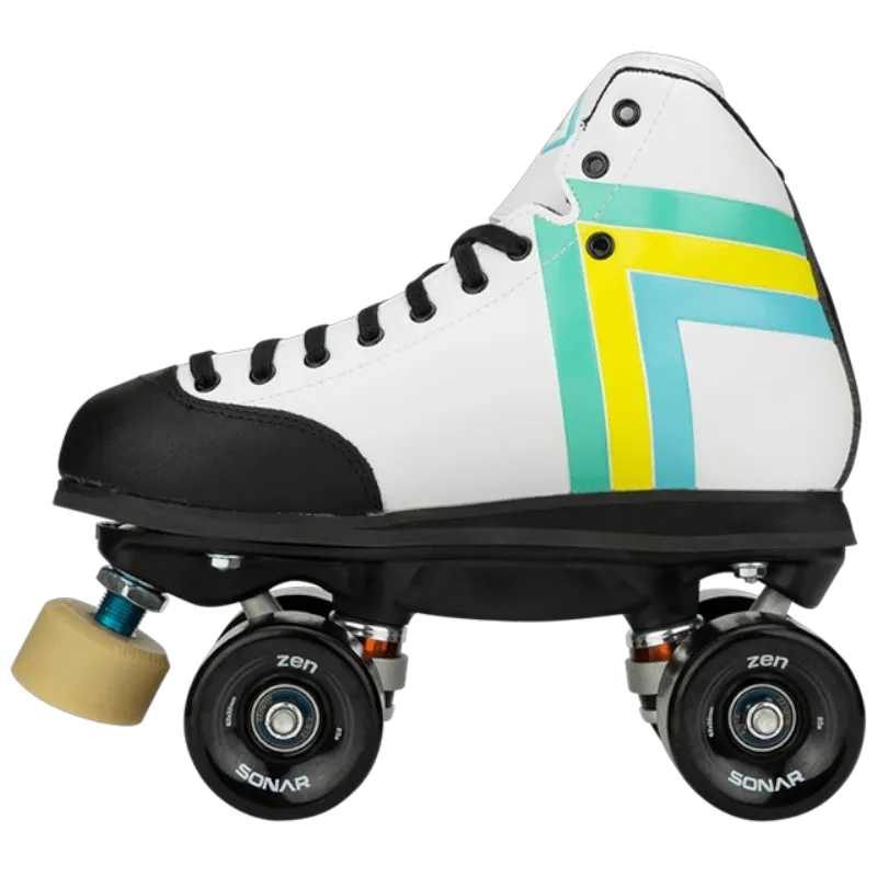 Antik Skates - White Skyhawk Outdoor - Roller Skate Set