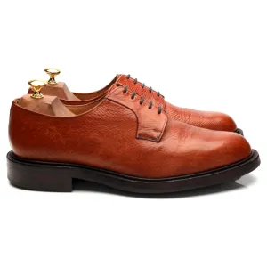 'Archie II' Tan Brown Grain Leather Derby UK 9 E
