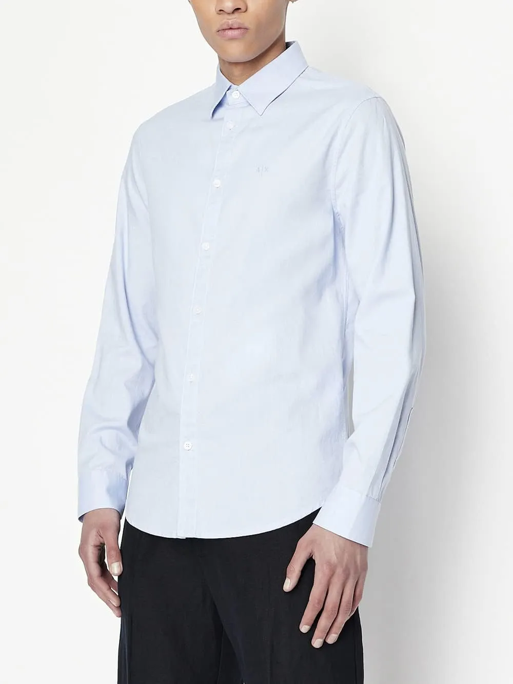 Armani Exchange Men's Slim Fit Oxford Button Up Shirt