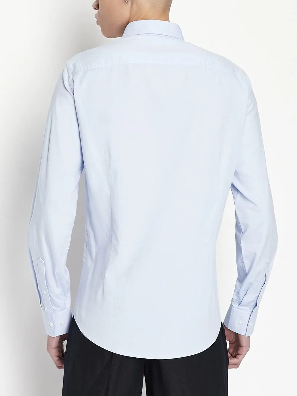 Armani Exchange Men's Slim Fit Oxford Button Up Shirt