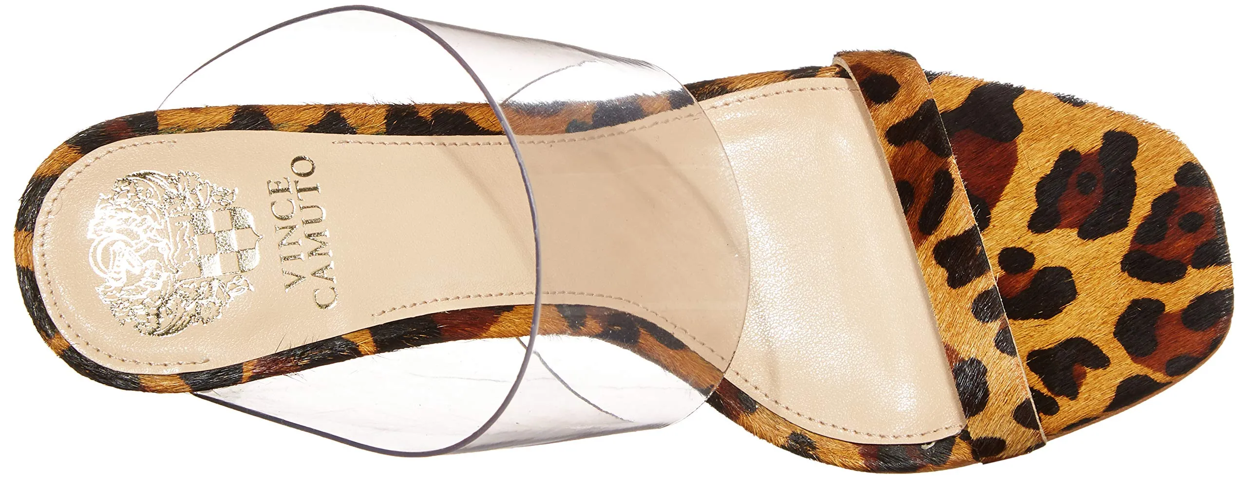 Ashta Toe Pump Multi Camuto Bundle deal High Heel Clear Dress Sandal Vince Creative Leopard Open Mule