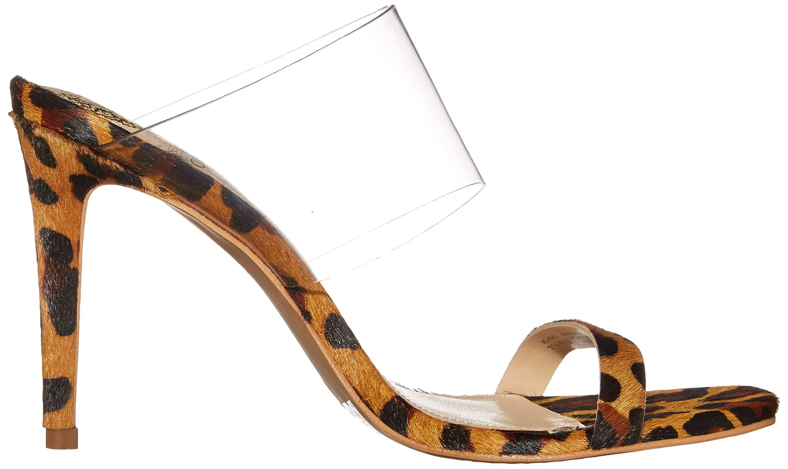 Ashta Toe Pump Multi Camuto Bundle deal High Heel Clear Dress Sandal Vince Creative Leopard Open Mule