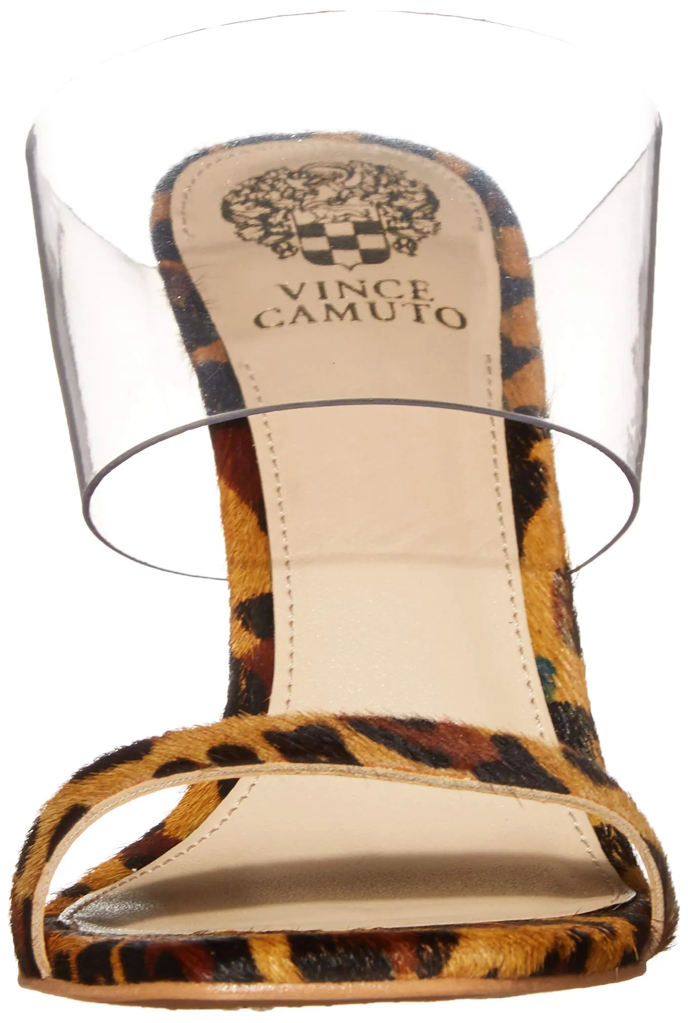 Ashta Toe Pump Multi Camuto Bundle deal High Heel Clear Dress Sandal Vince Creative Leopard Open Mule