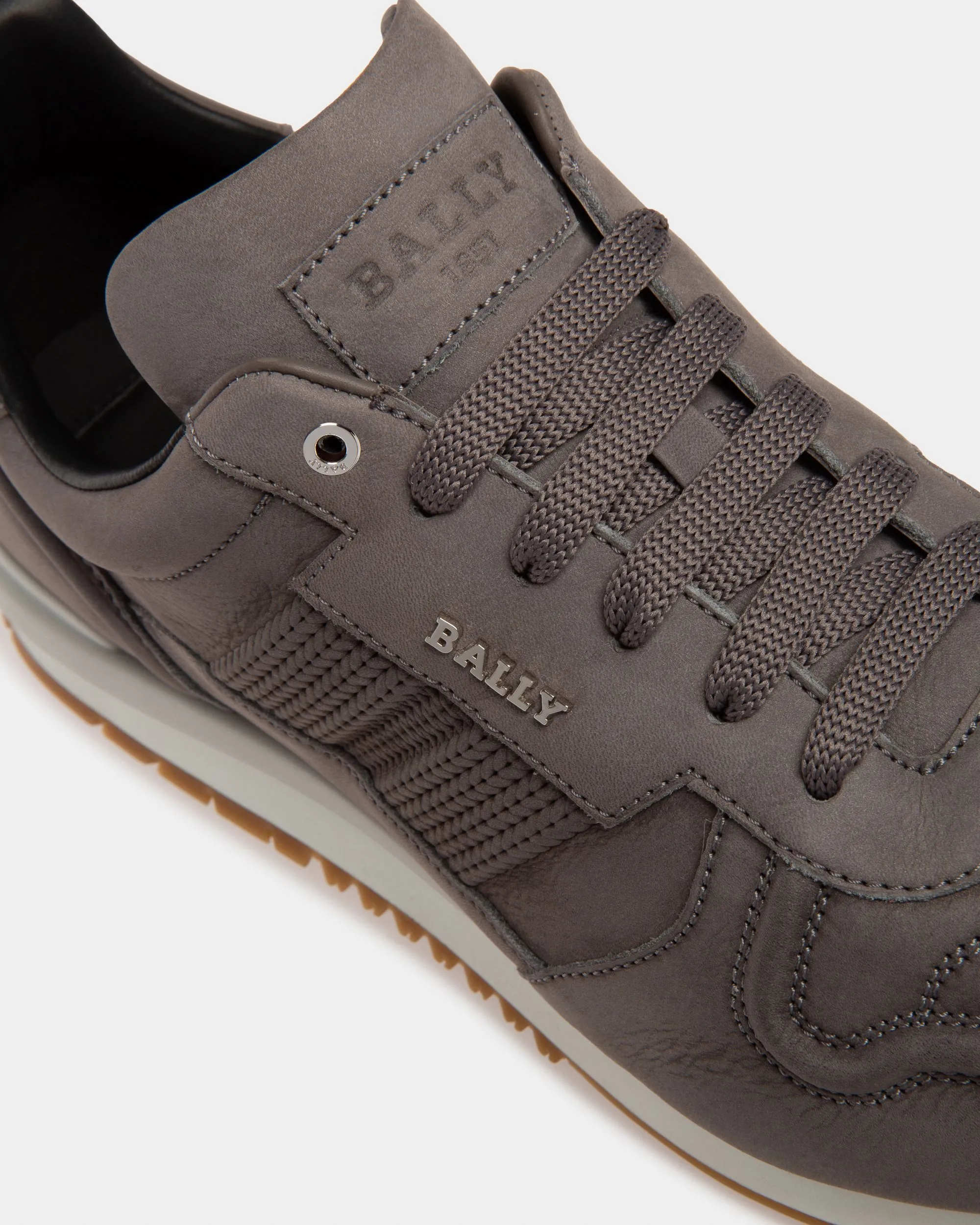 Asper Leather Sneakers In Grey