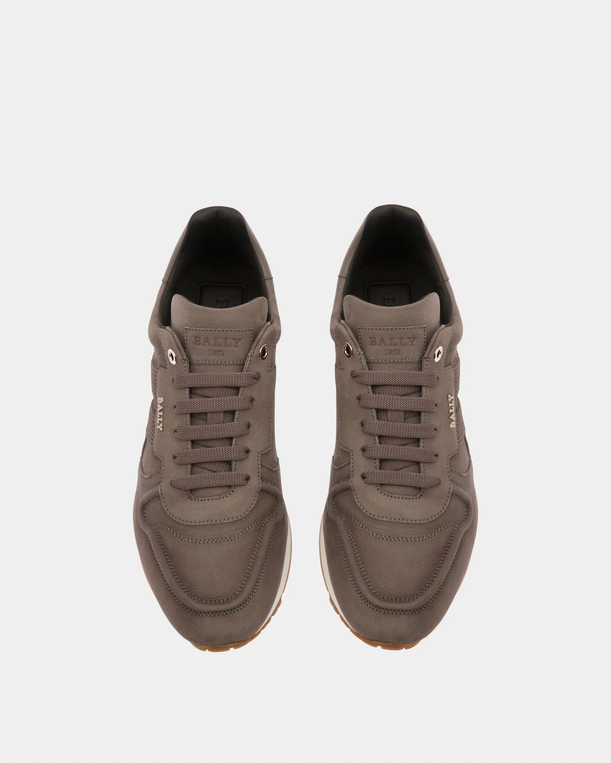 Asper Leather Sneakers In Grey