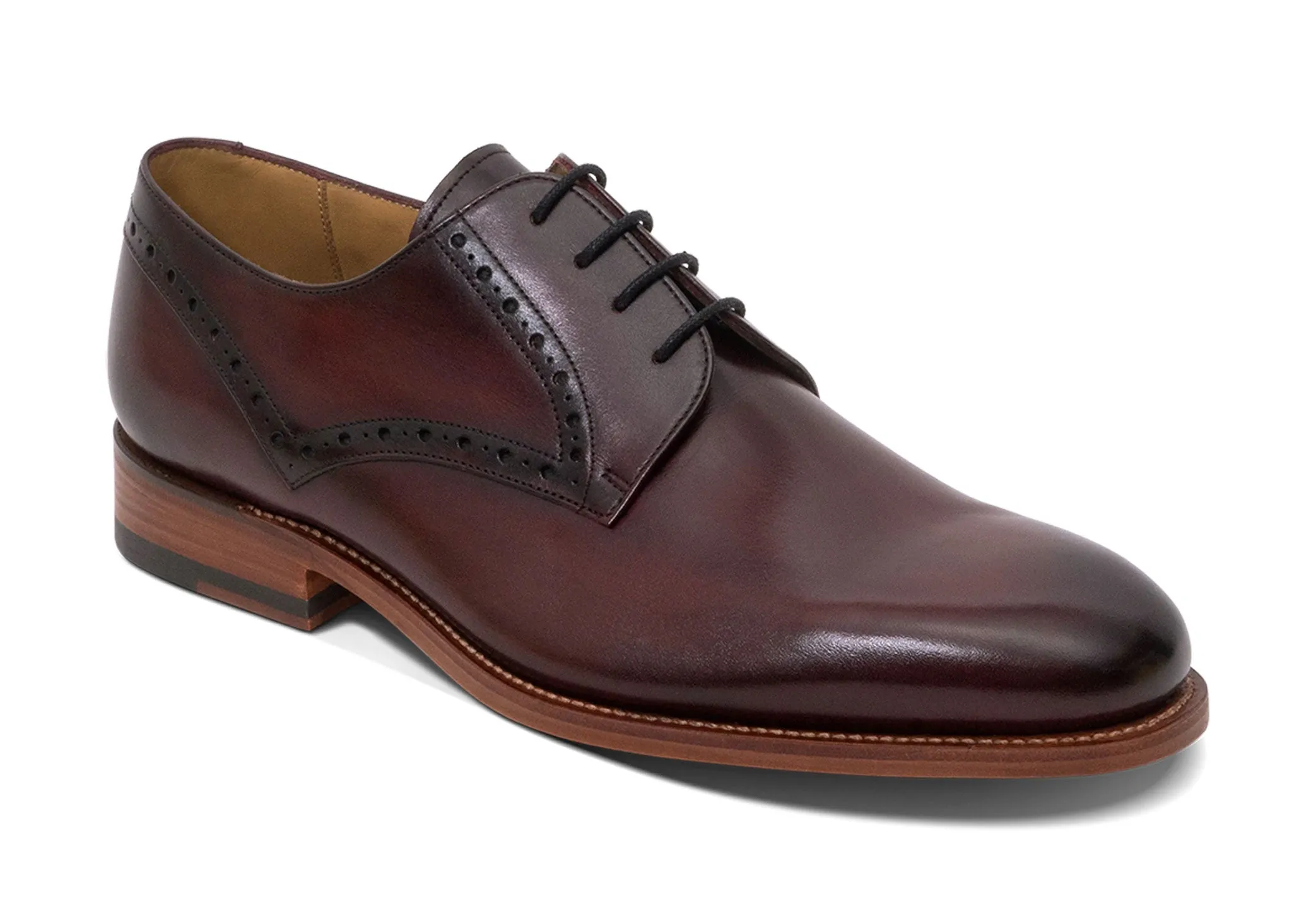Barker Trent - Hand Brushed Burgundy 9F