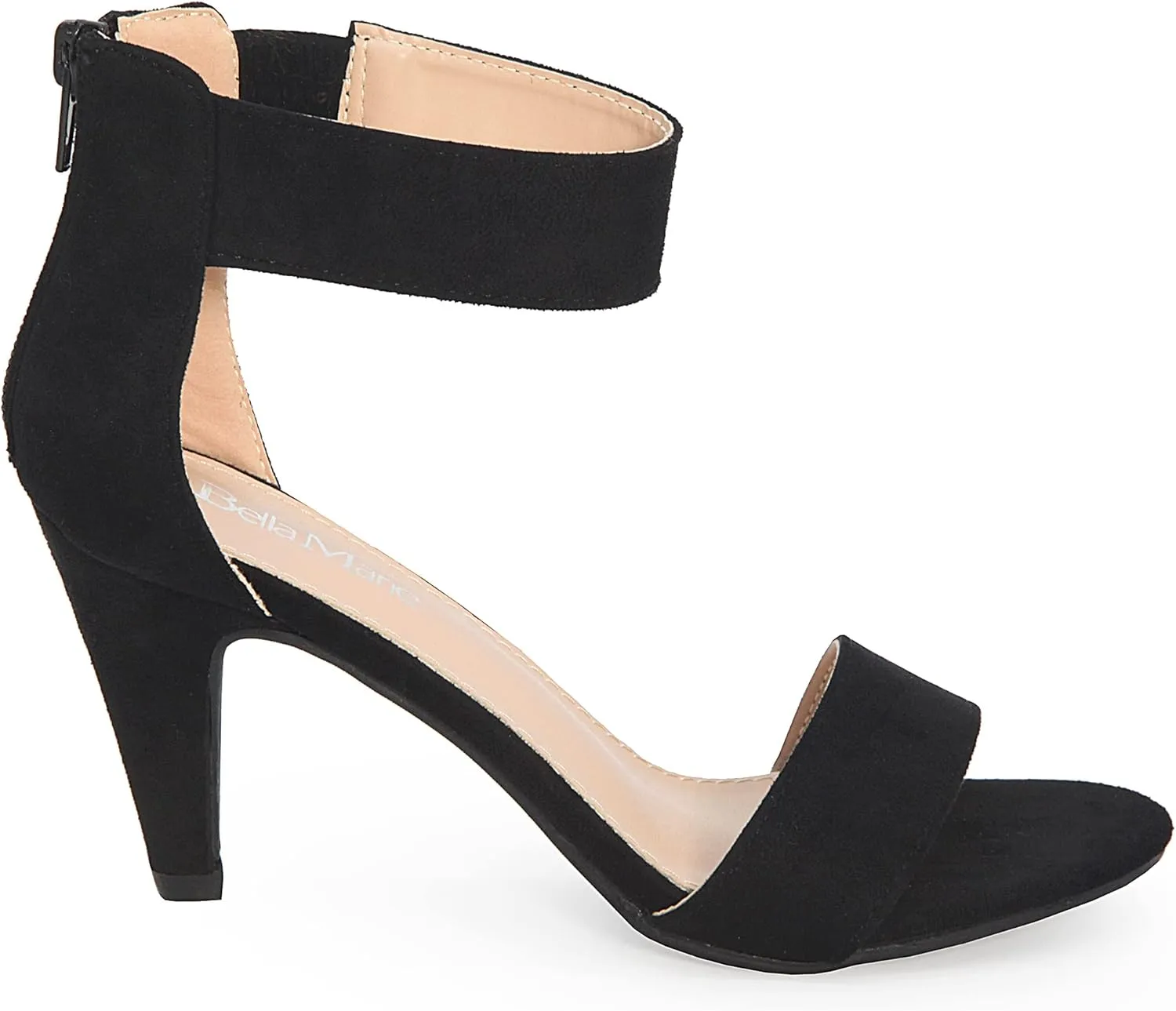 Bella Marie Elysa Women's Open Toe Ankle Strappy Heel Sandal