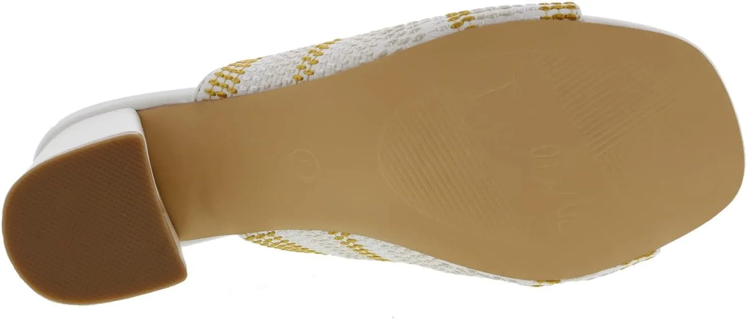 Bellini Faint Womens Slip On Chunky Heel Mule