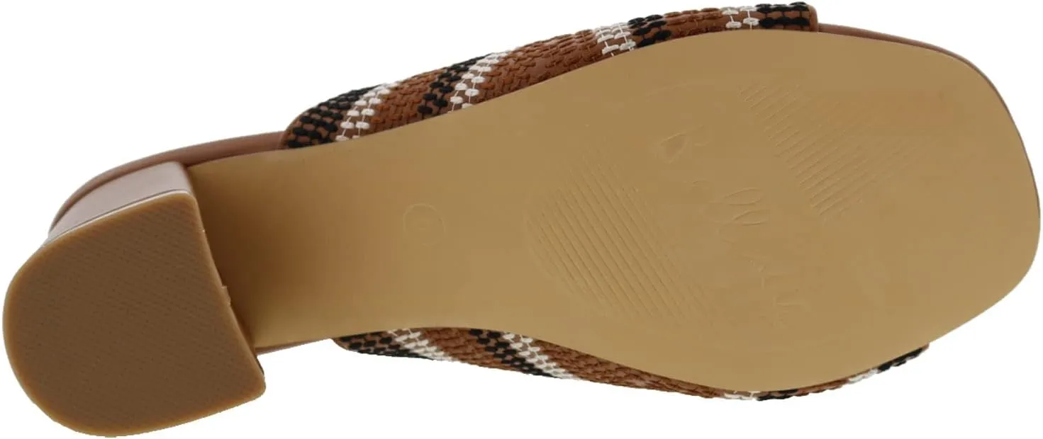 Bellini Faint Womens Slip On Chunky Heel Mule