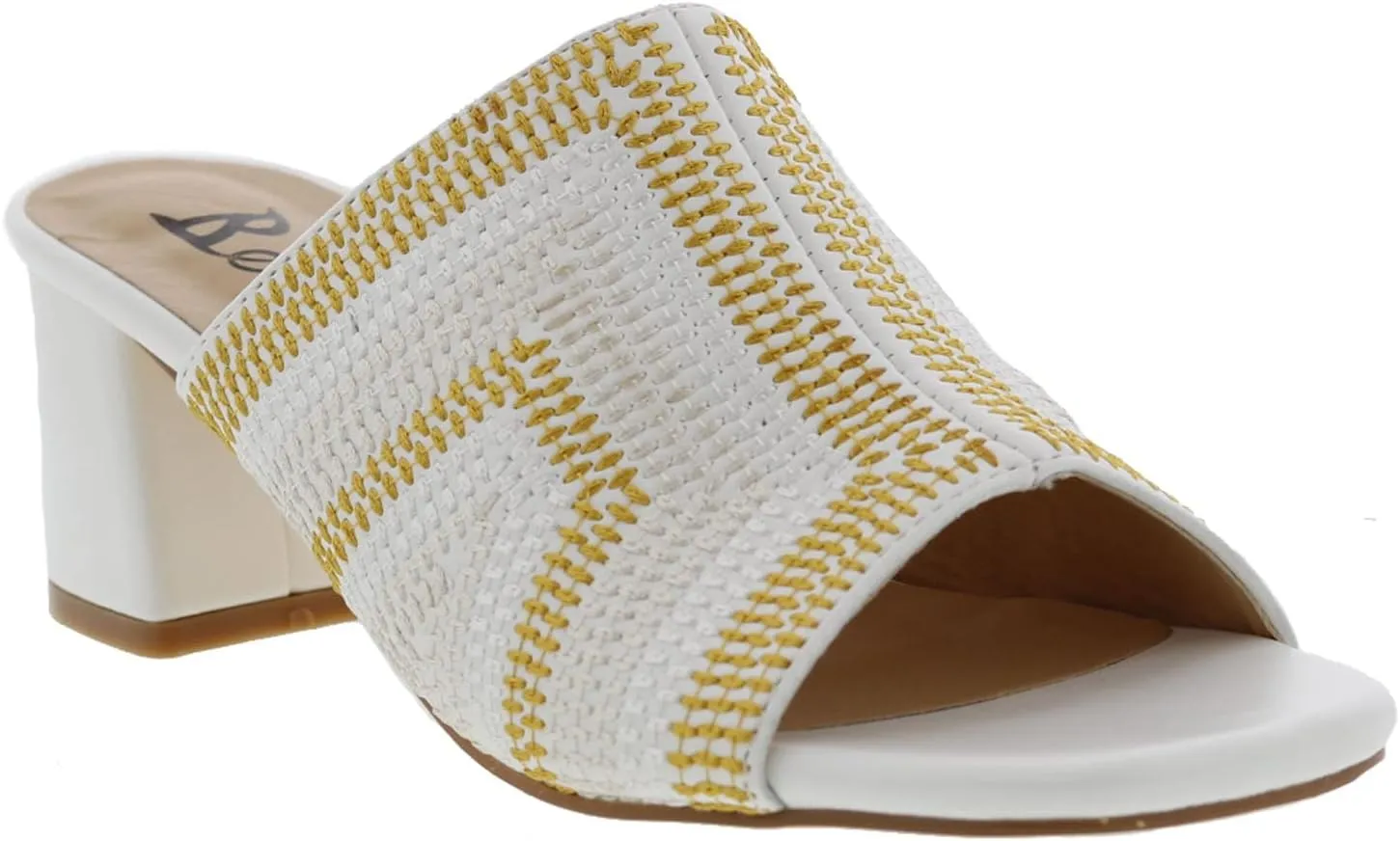 Bellini Faint Womens Slip On Chunky Heel Mule