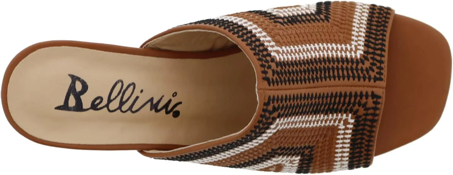 Bellini Faint Womens Slip On Chunky Heel Mule