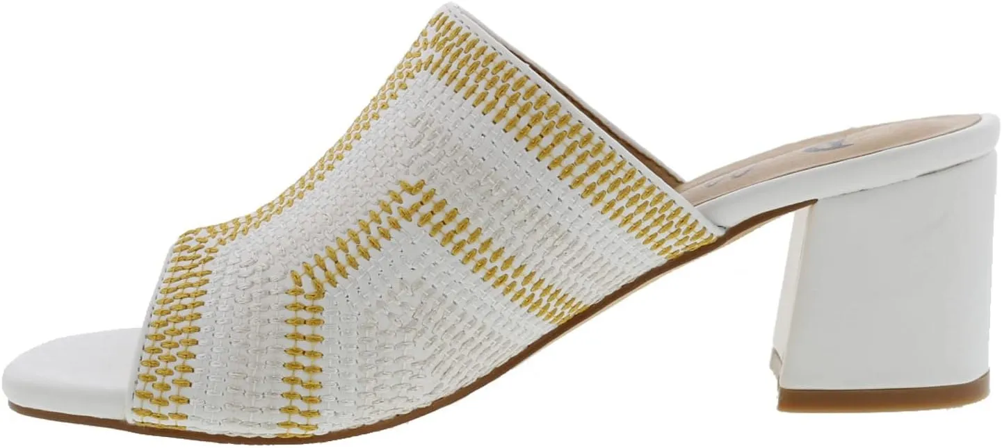 Bellini Faint Womens Slip On Chunky Heel Mule