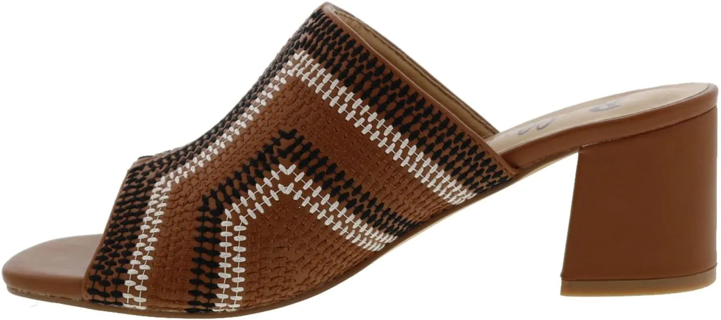 Bellini Faint Womens Slip On Chunky Heel Mule