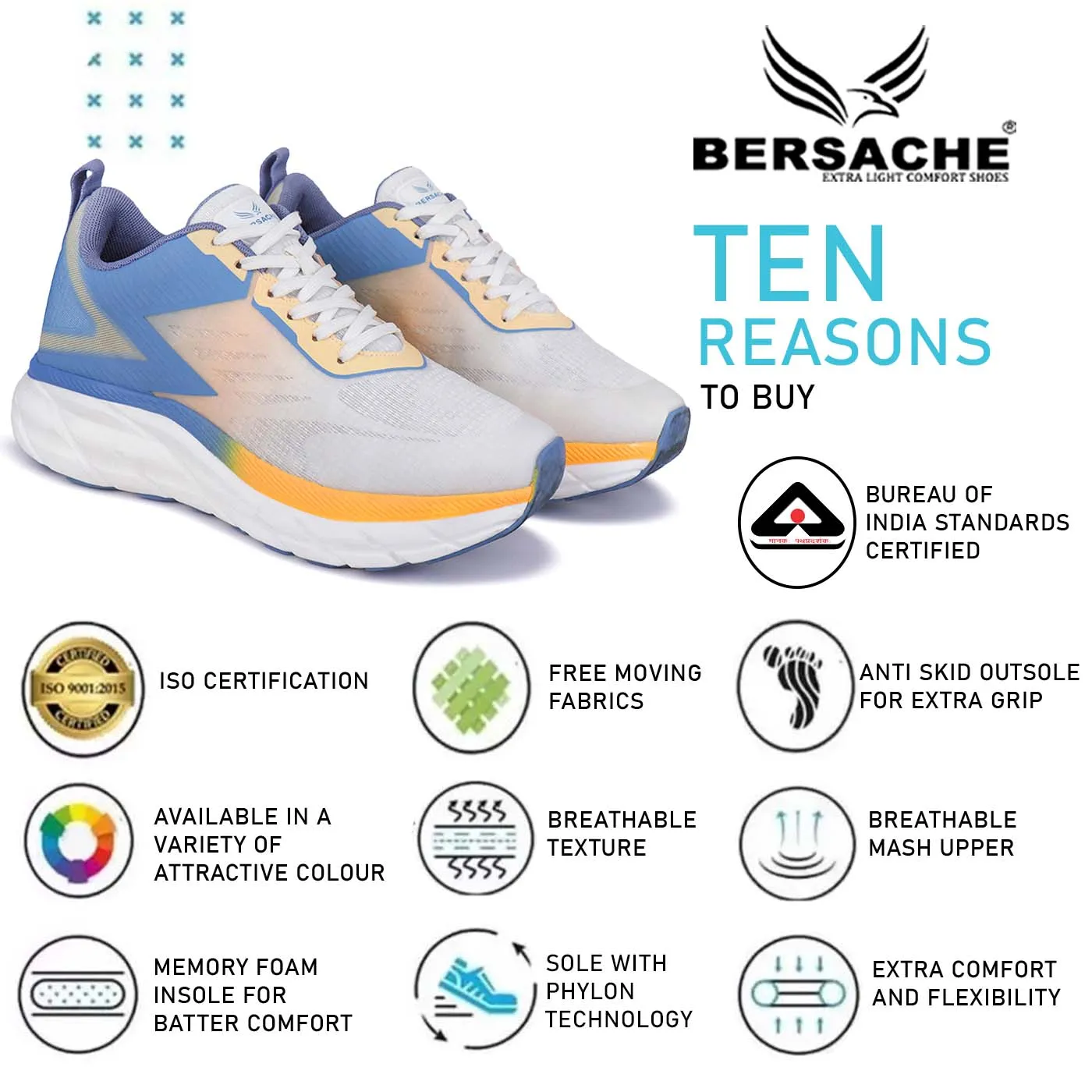 Bersache Sneaker, Loafers ,Casual With Extra Comfort Sneakers For Men 9110