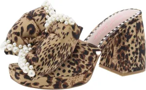 Betsey Johnson Women's Maccie Heeled Sandal