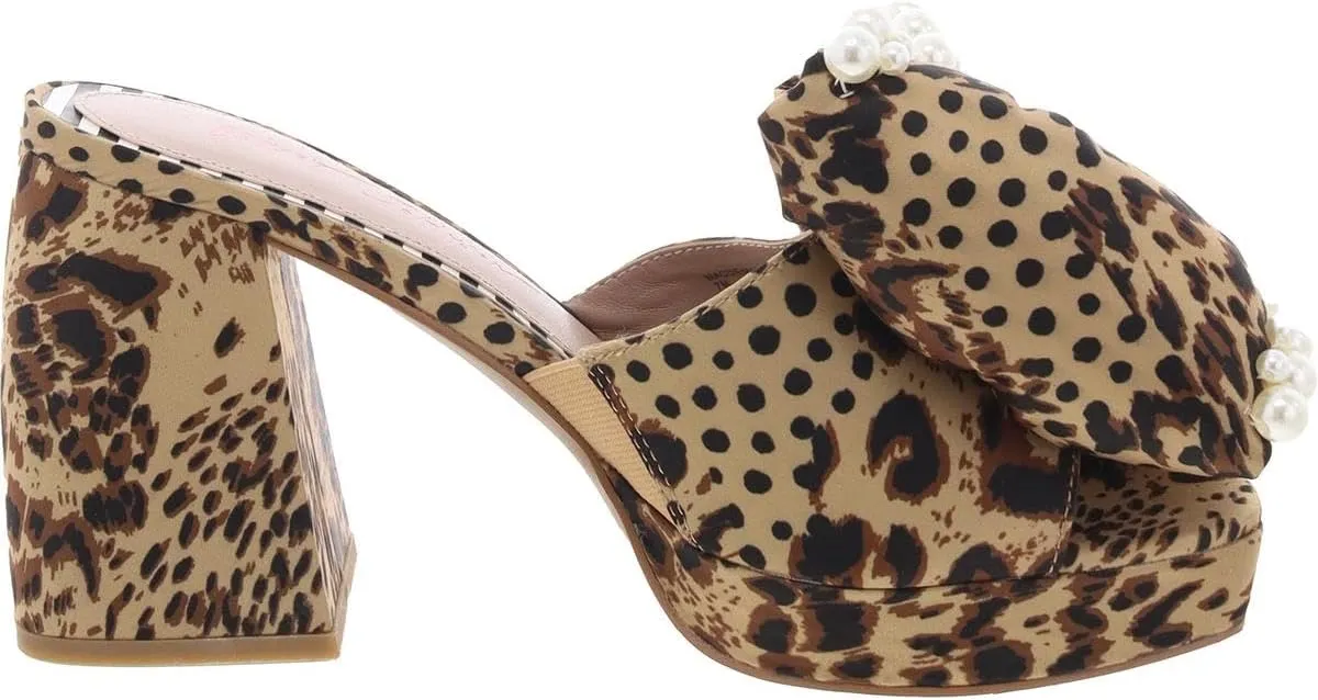 Betsey Johnson Women's Maccie Heeled Sandal