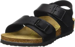 Birkenstock Boy's Ankle Strap Sandal with Bracelet, Black, 37 EU