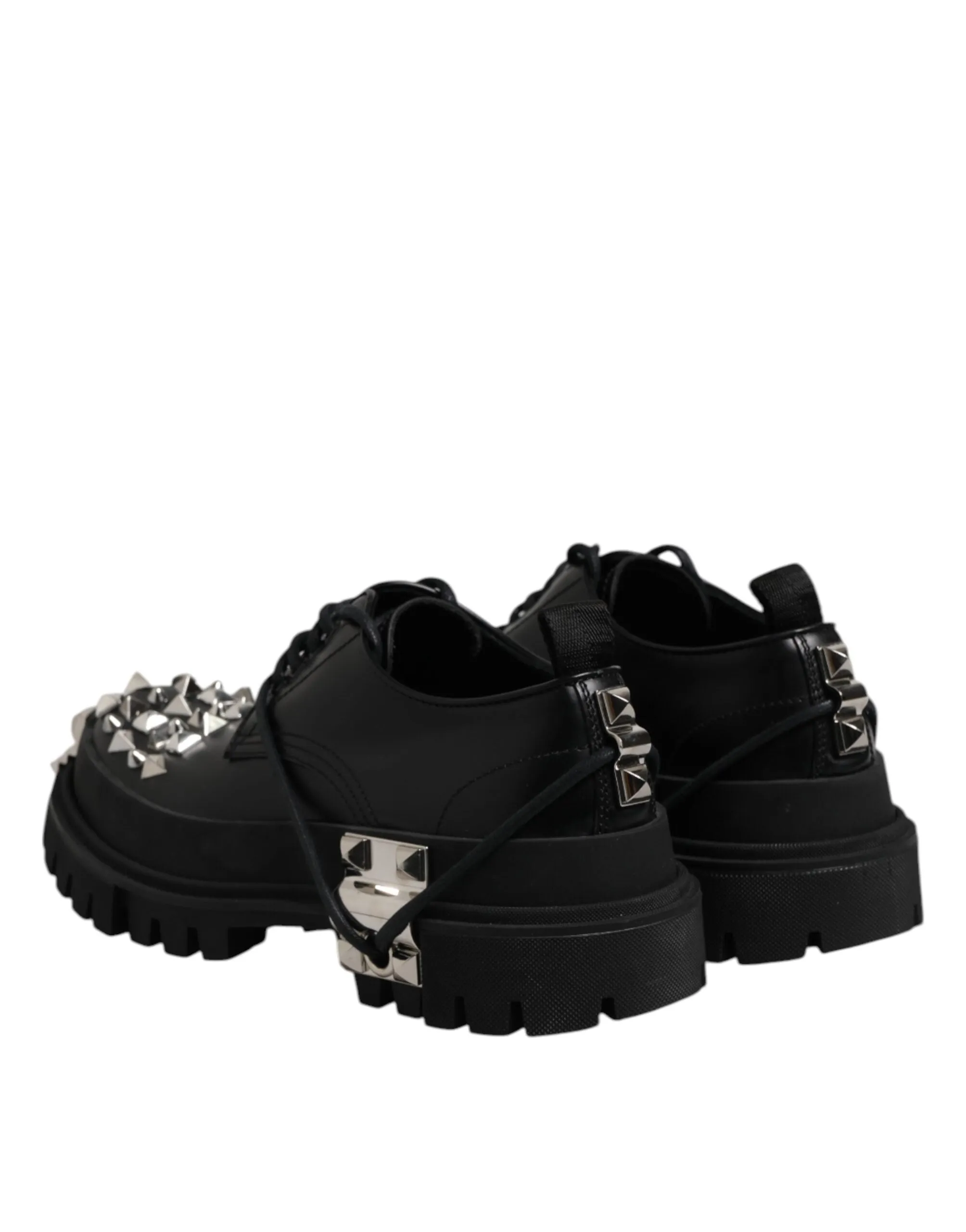 Black Gabbana Derby Shoes 5-star customer support Embellished Leather & Dolce Trekking No-hassle exchange