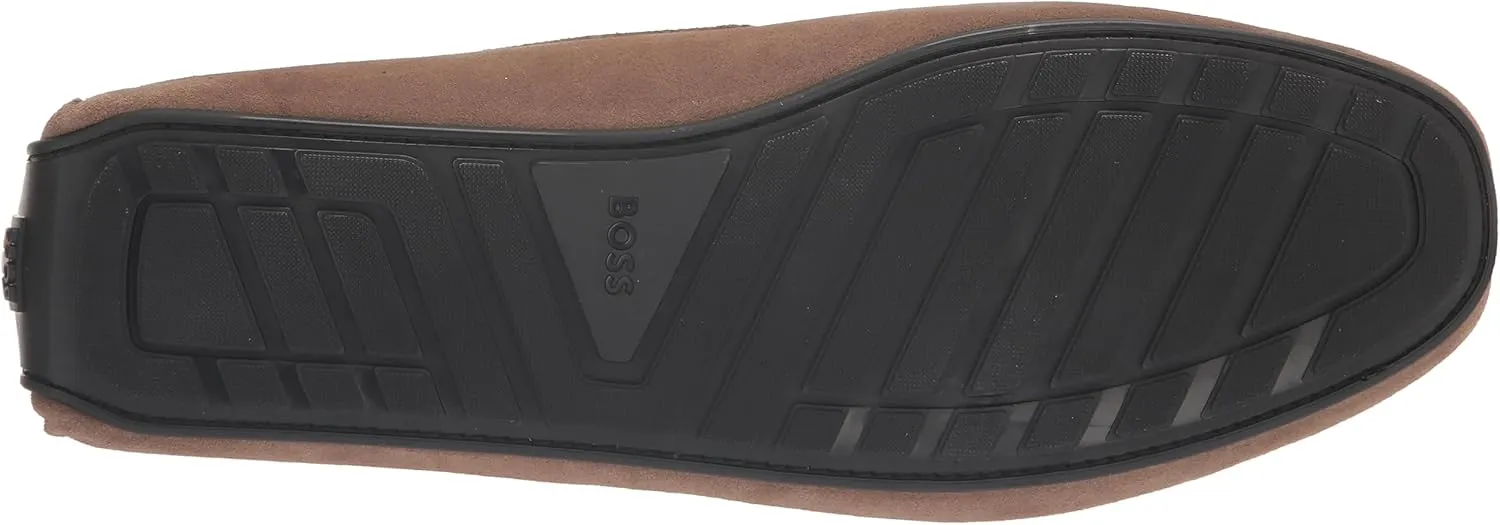 BOSS Men's Noel Suede Leather Moccasin Loafer