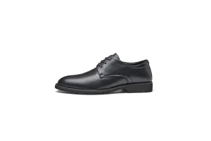 Breathable Carved Leather Derby Shoes for Business and Wedding