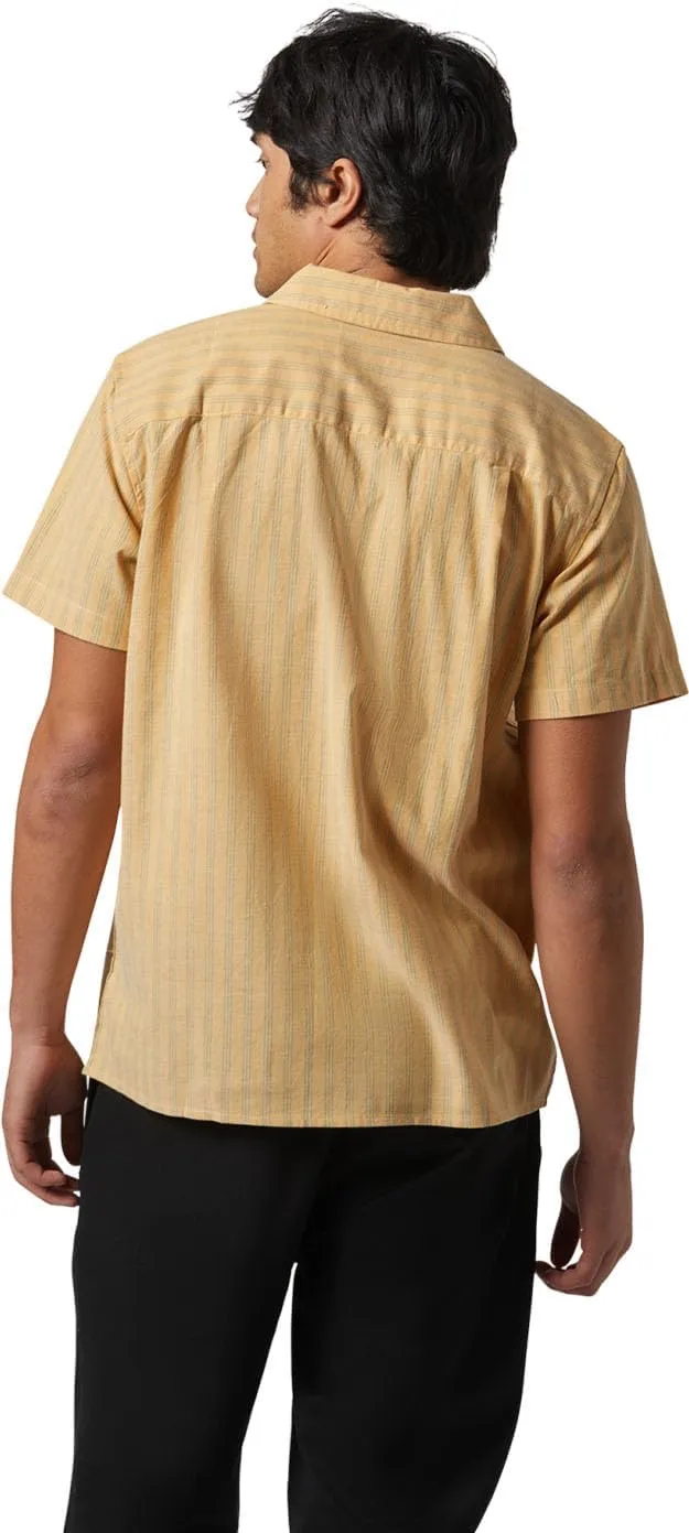 Brixton Cru Oxford Mens Stripe Button Up Shirt
