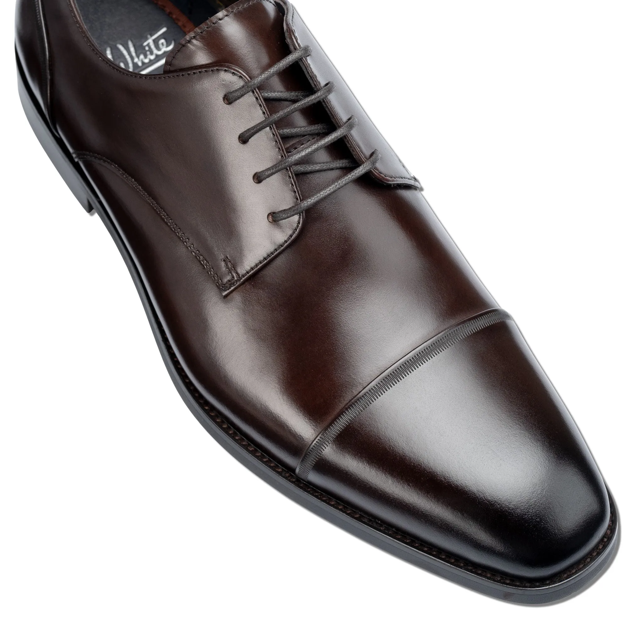 Broad Brown Derby Shoes