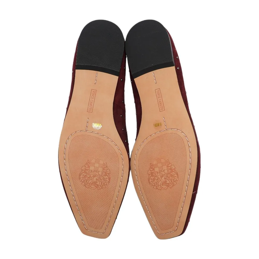 Burgundy Loafer Flats