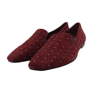 Burgundy Loafer Flats