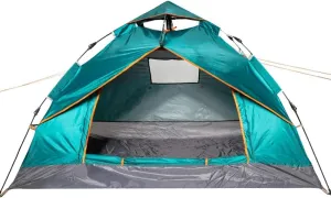 Camping Tent 3-4 Person,Windbreak Automatic Pop Up Anti-Protection Backpacking Tent for Hiking Camping Outdoor, Double Family Beach Tent with Carrying Bag