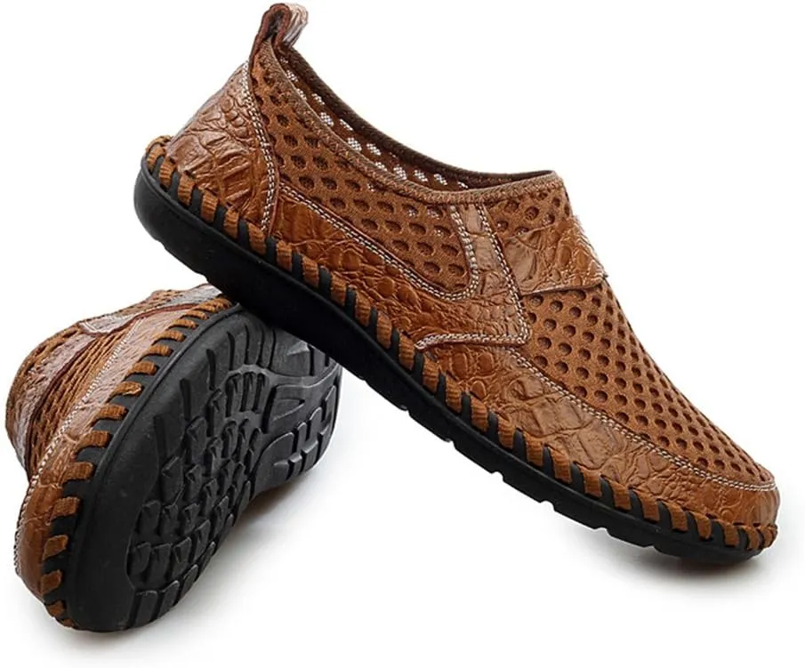 ChicWind Slip-On Loafers Walking Shoes Mesh Casual Water Shoes