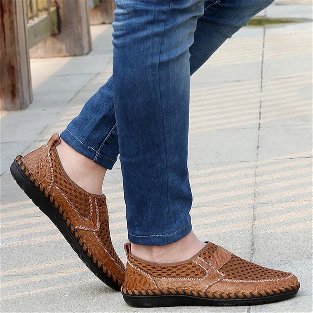 ChicWind Slip-On Loafers Walking Shoes Mesh Casual Water Shoes