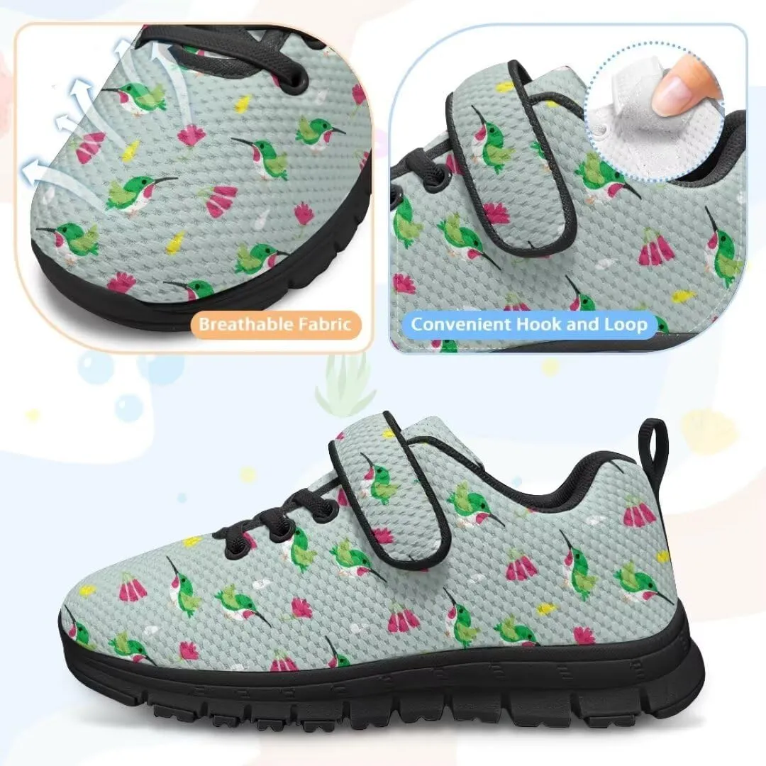 Children Sneakers Anti-Skid Sports Shoes Toddler One Strap Hook and Loop Sneakers for Camping Jogging