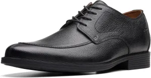 Clarks Mens Lace Up Leather Oxfords