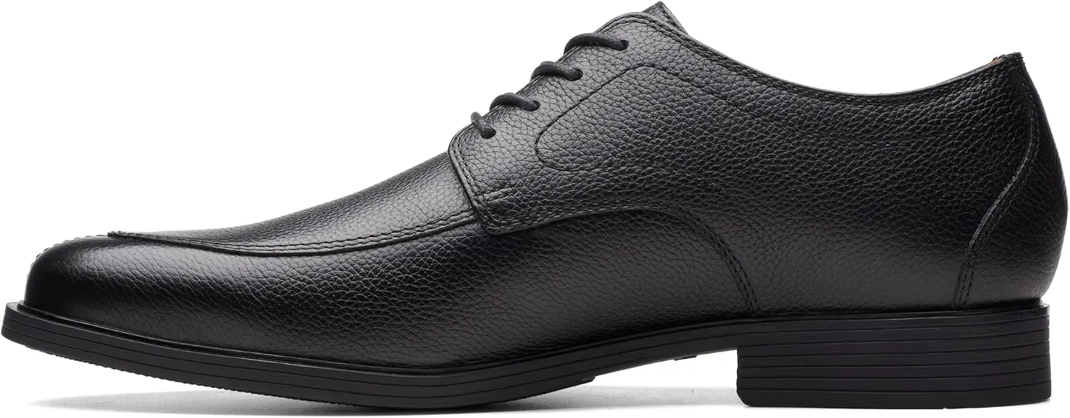 Clarks Mens Lace Up Leather Oxfords