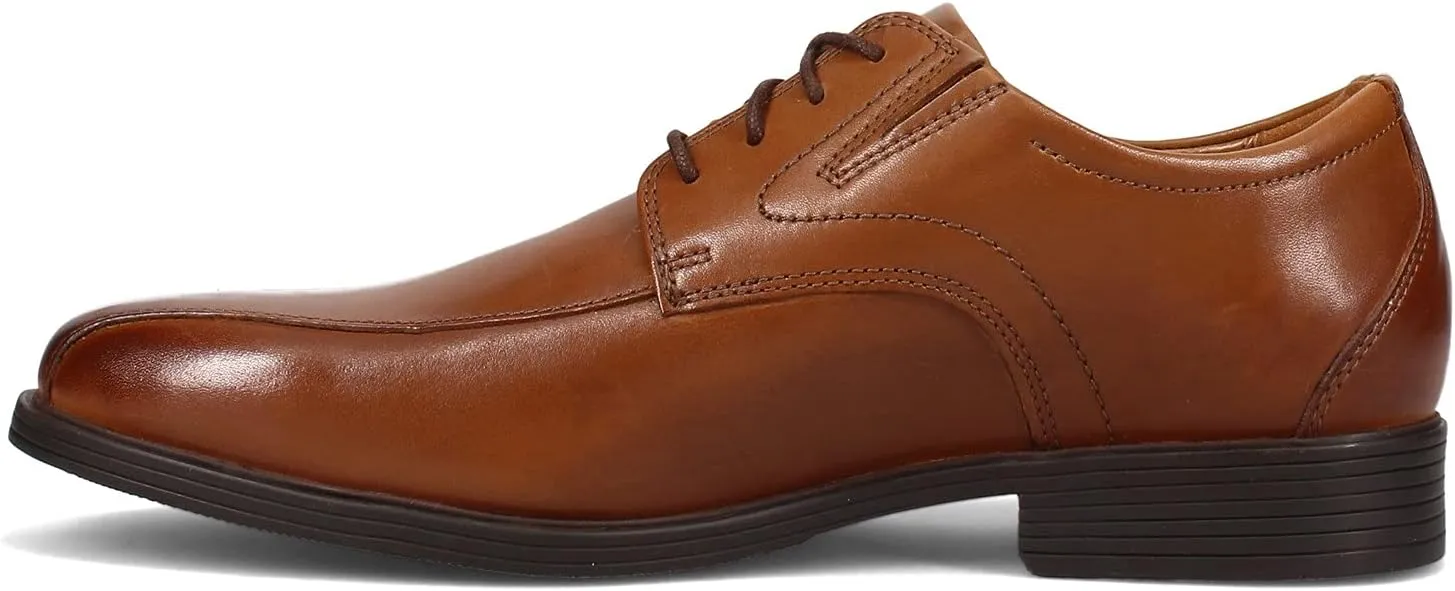 Clarks Mens Whiddon Pace Leather Comfort Insole Derby Shoes