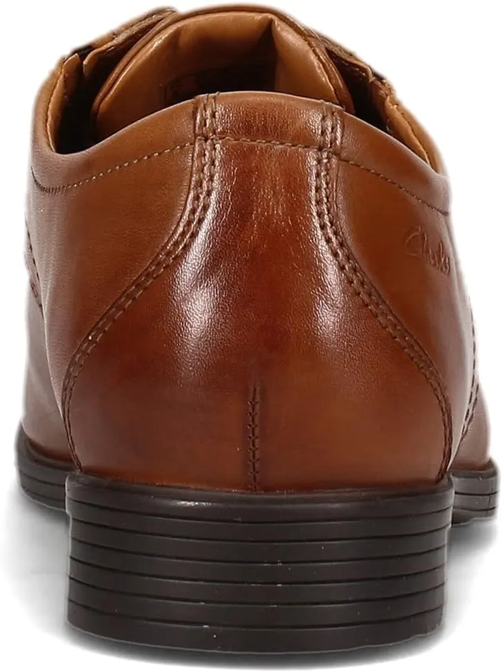Clarks Mens Whiddon Pace Leather Comfort Insole Derby Shoes
