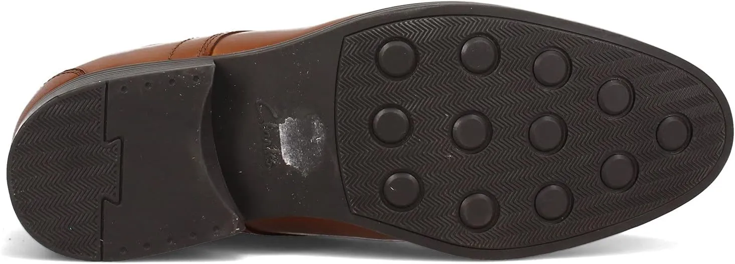 Clarks Mens Whiddon Pace Leather Comfort Insole Derby Shoes