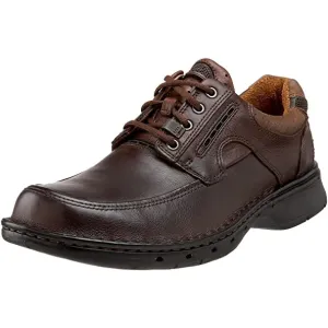 Clarks Unstructured Men's Un.Bend Casual Oxford. Size 14 - Brown