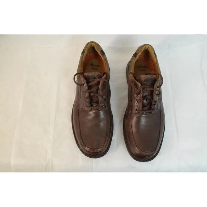 Clarks Unstructured Men's Un.Bend Casual Oxford. Size 14 - Brown