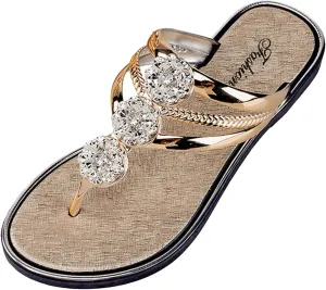 Comfortable Slip on Slide Sandals for Women Fashion Casual Strappy Cool Shoes Casual Non Slip Flat Sandals