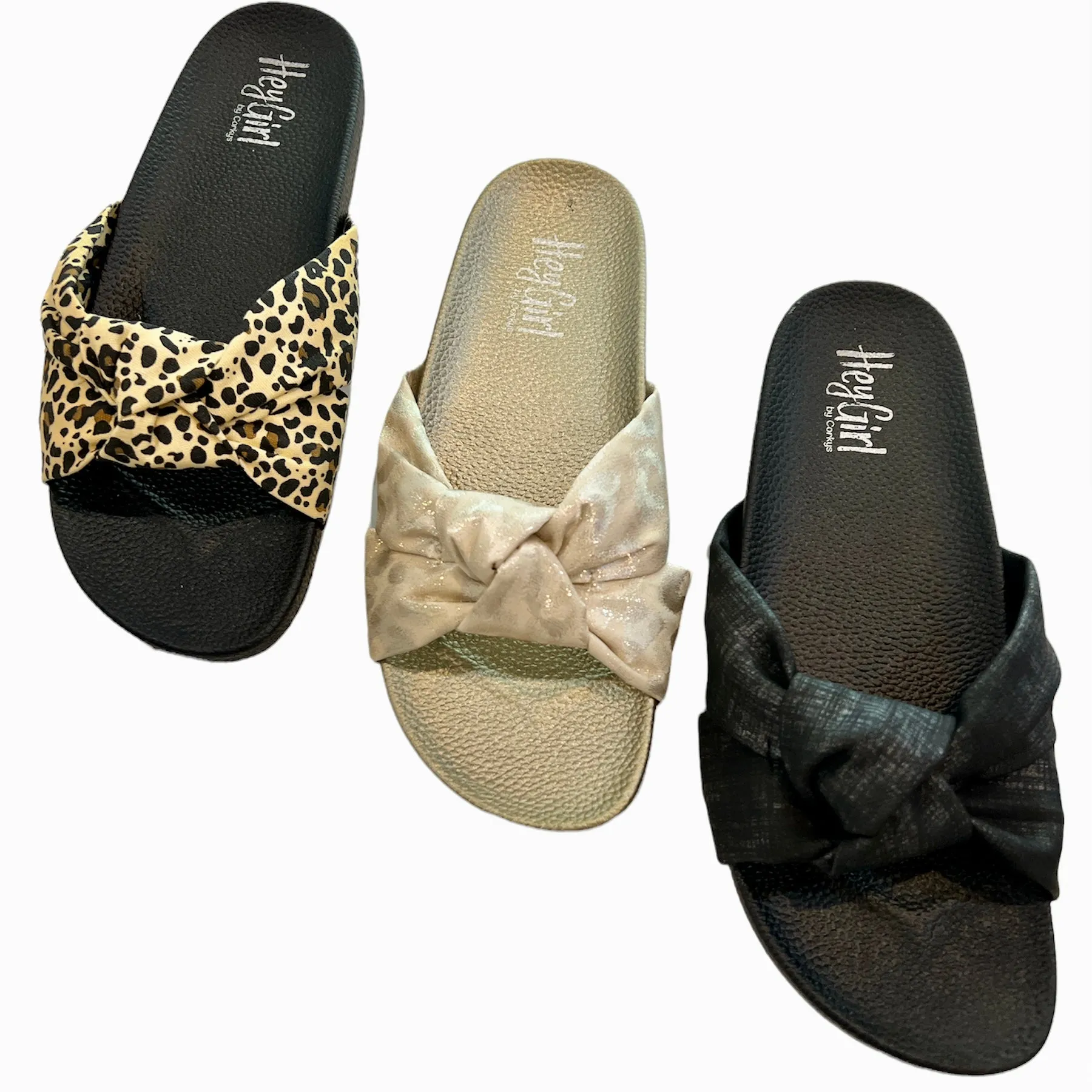 Corkys Natural woven leopard sansal