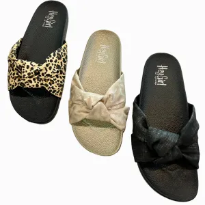 Corkys Natural woven leopard sansal
