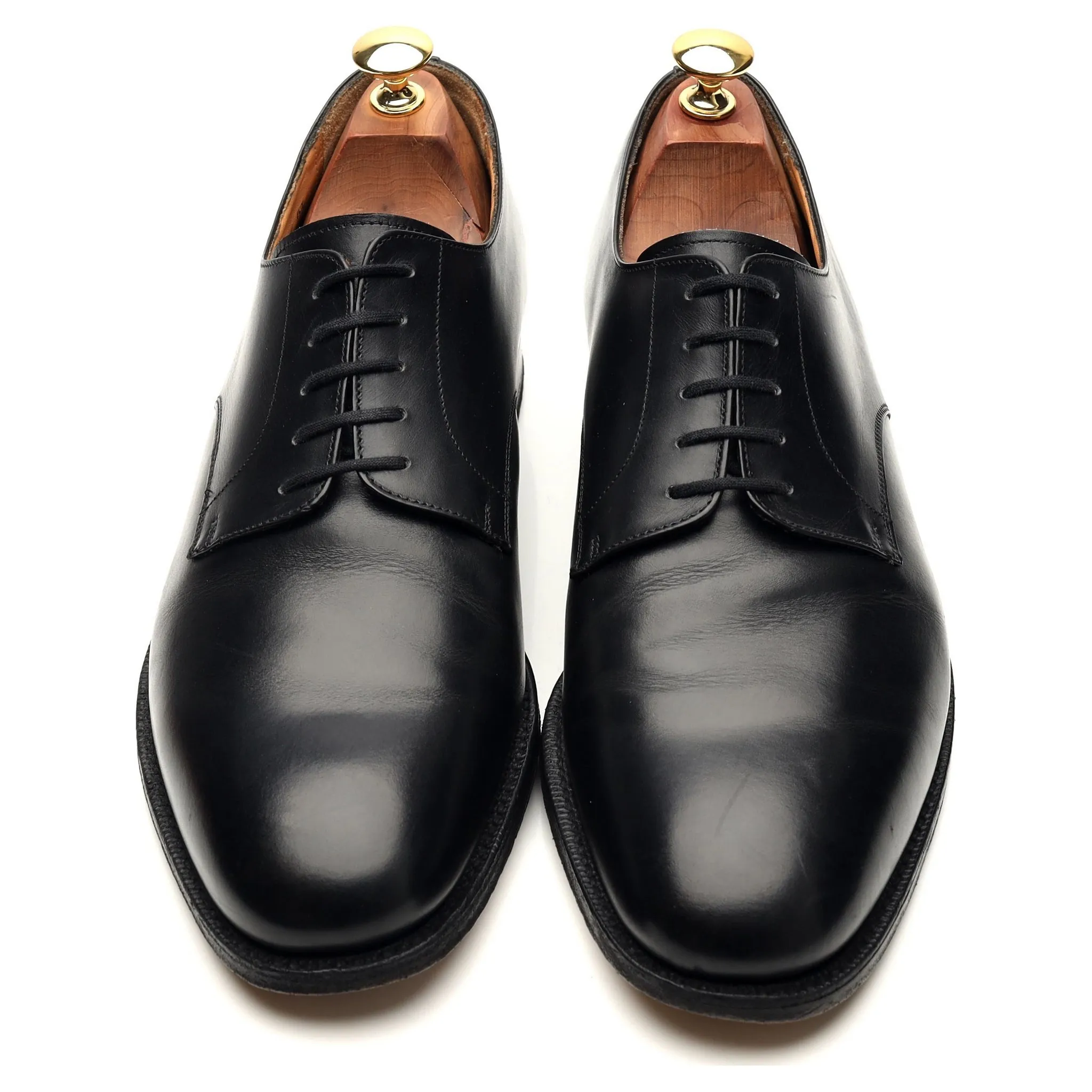 'Cranfield' Black Leather Derby UK 9 F