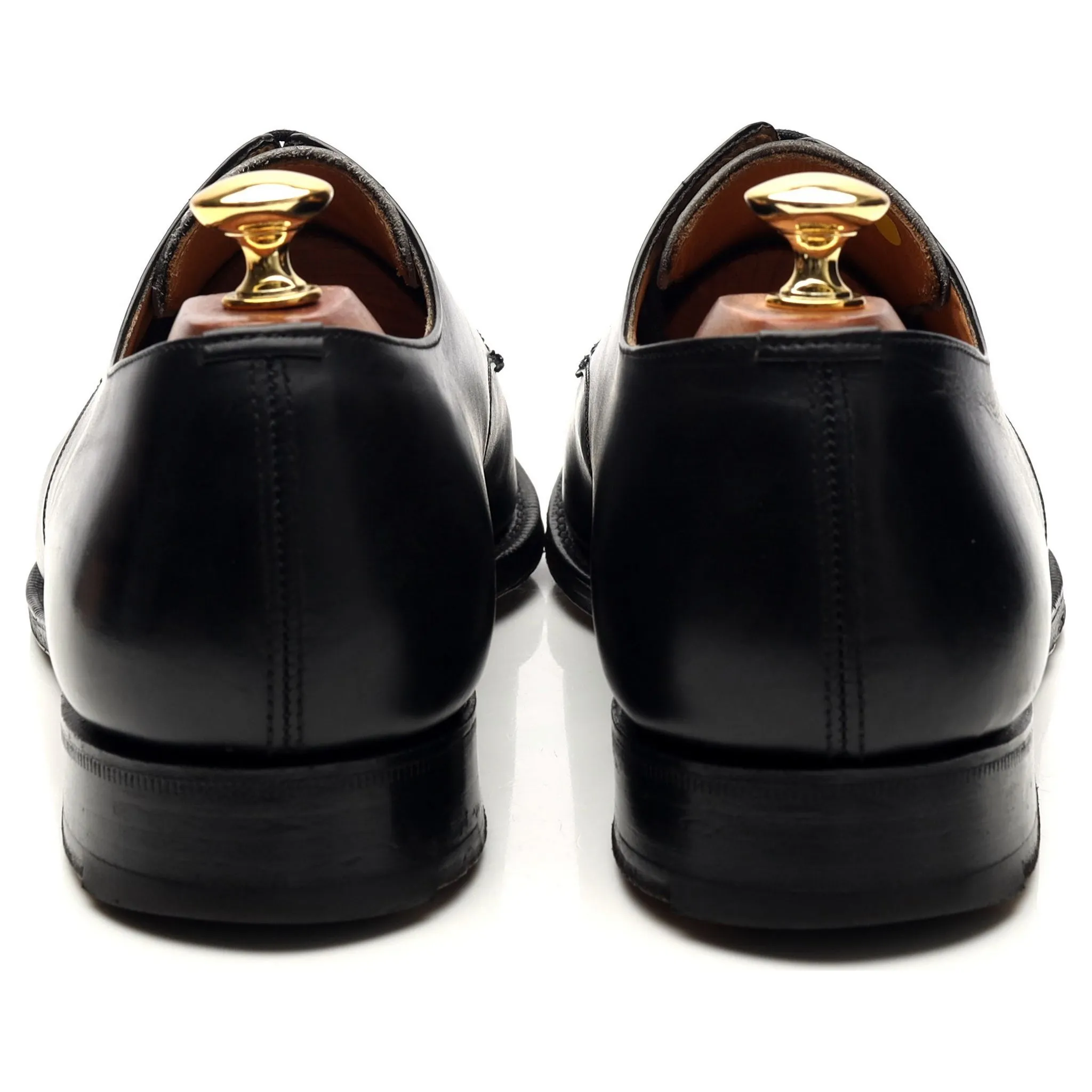 'Cranfield' Black Leather Derby UK 9 F