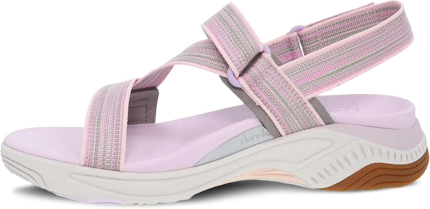 Dansko Rayna Fully Adjustable Sport Sandal for Women - Lightweight EVA Midsole and Rubber Outsole - Natural Arch Technology for Added Support - Hook and Loop Closure
